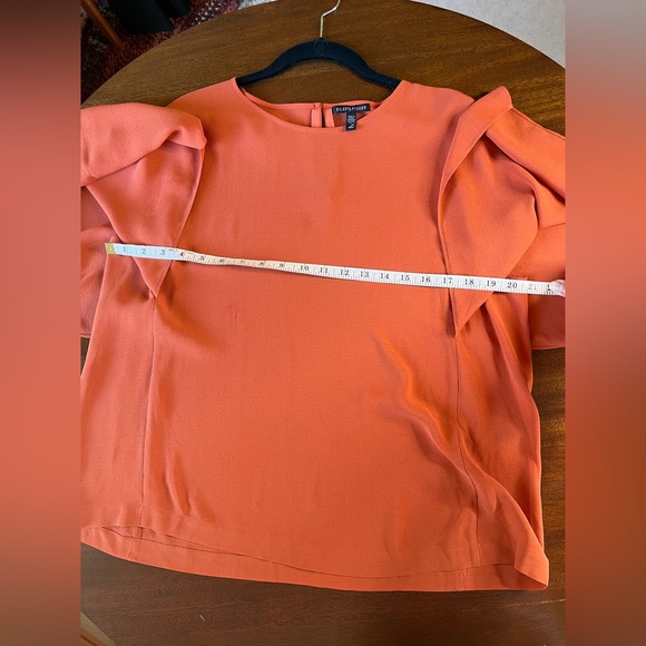 EILEEN FISHER 100% Silk Cape Sleeve Blouse - Picture 6 of 12